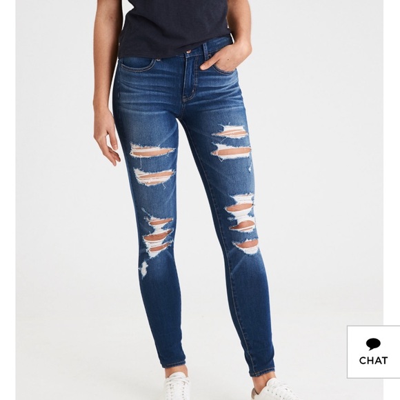 American Eagle Outfitters Denim - AMERICAN EAGLE Ripped Jeans
